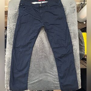 HUGO 734 JERSEY DENIM SLIM FIT DARK BLUE JEANS